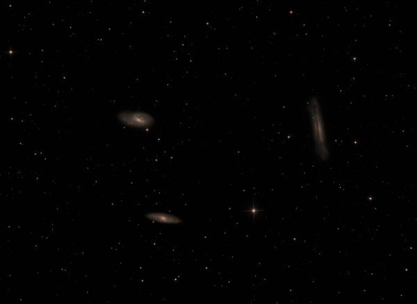 Leo Triplet (M66 Group) - Astrophotography