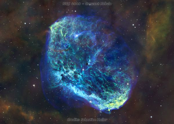 NGC 6888 - Crescent Nebula  HSO - Astrophotography