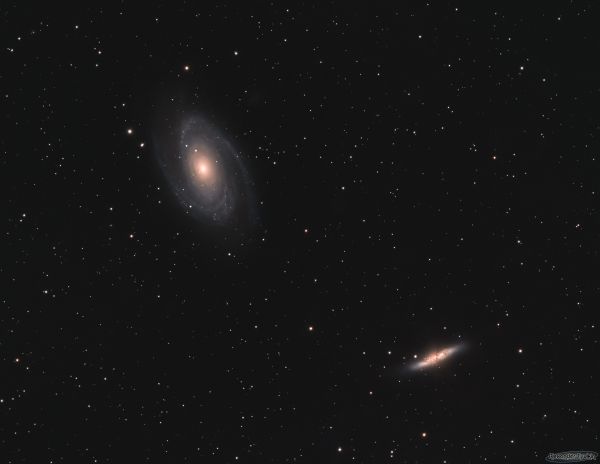 Bode's Galaxy and the Cigar Galaxy (M81 and M82) - Astrophotography