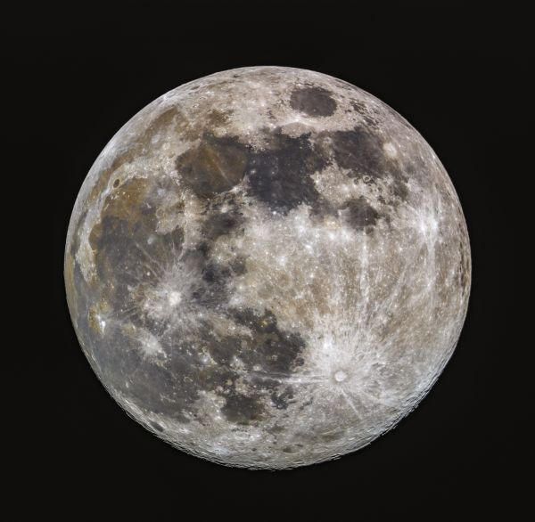 Moon RGB (ver. 2.0) - астрофотография