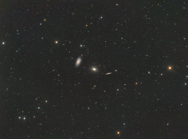 NGC5982 and Trio in Dra - астрофотография
