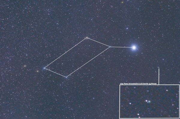 Лира,12p/Pons-brooks - астрофотография