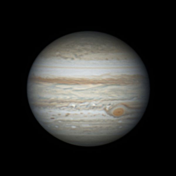 Юпитер 24.08.2022 23.28UT - астрофотография