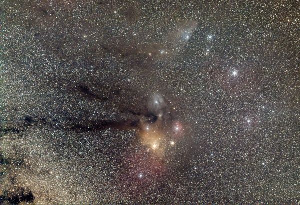 Объекты глубокого космоса в созвездии Скорпиона и Змееносца - астрофотография