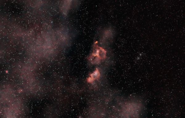 Soul and Heart Nebulae - Astrophotography
