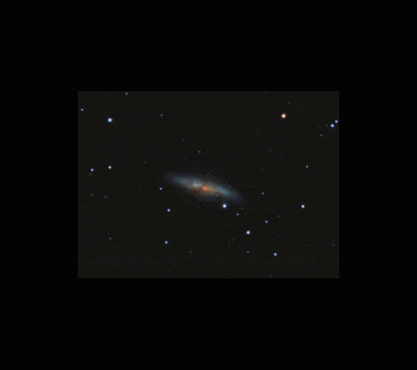 SuperNova in Cigar Galaxy - SN2014J, M82  - астрофотография