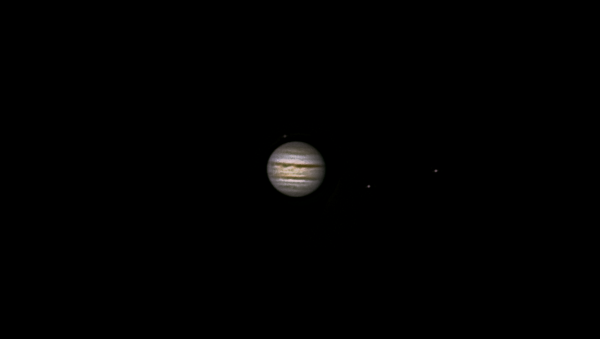 Юпитер и его спутники: Каллисто, Европа и Ио от 09.07.2022  - астрофотография