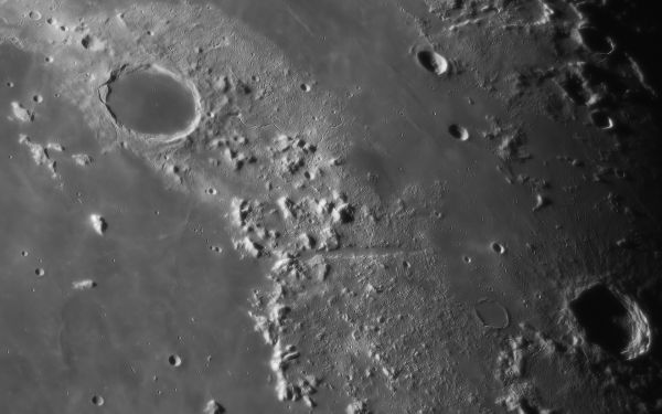 2017.08.13 Moon (Plato, Alpes) - астрофотография