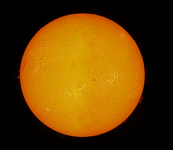 Панорама Солнца от 10.09.2022 - астрофотография