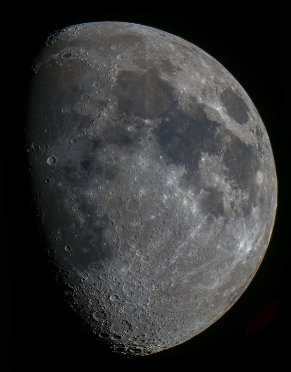 Луна 13.03.2022. Освещенность 73%. Панорама из 4 снимков.  - астрофотография