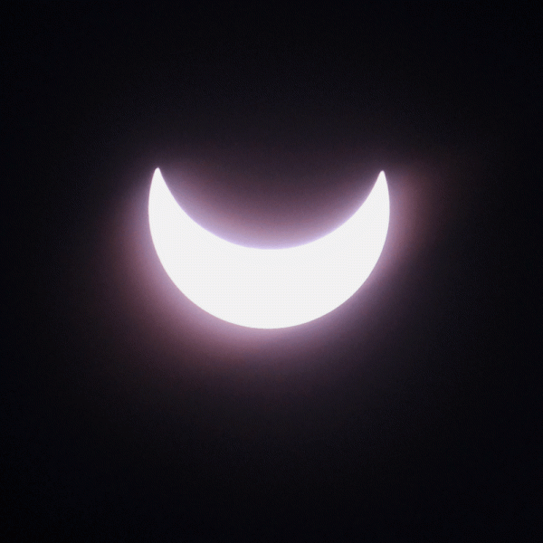 частное солнечное затмение 25.10.2022 - астрофотография