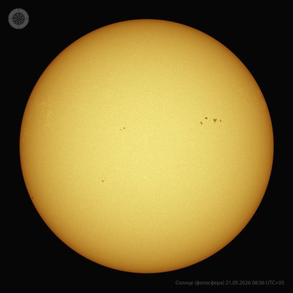 Sun 08:56 UTC+05 21.05.2026 - Astrophotography