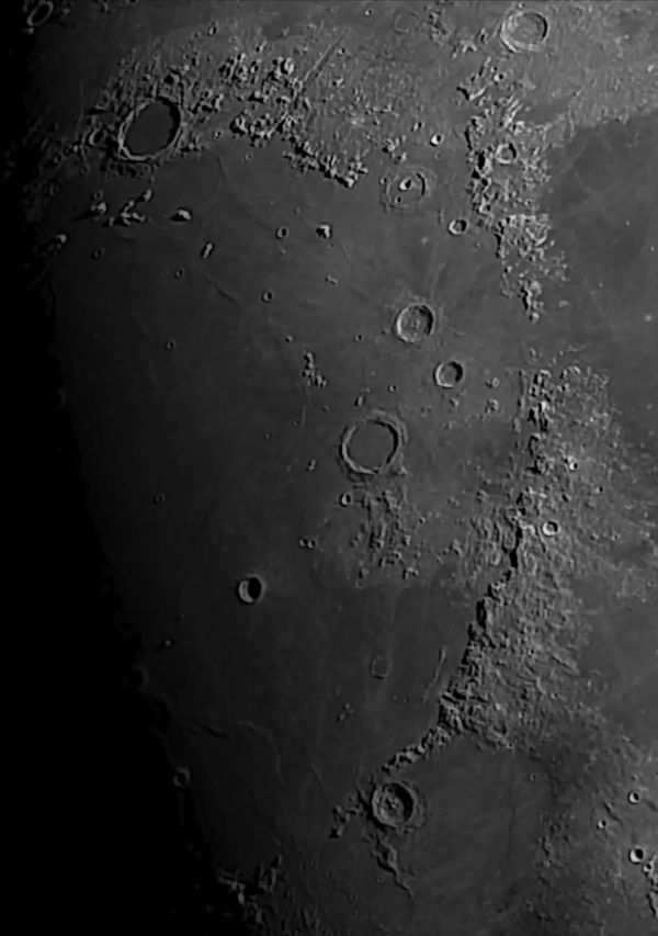 Луна-Море дождей(Апеннины-Кавказ-Альпы)  02.12.2022 - астрофотография