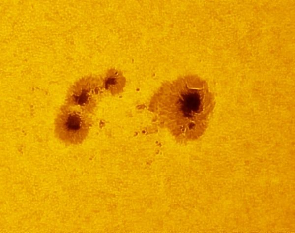 Sunspots - астрофотография