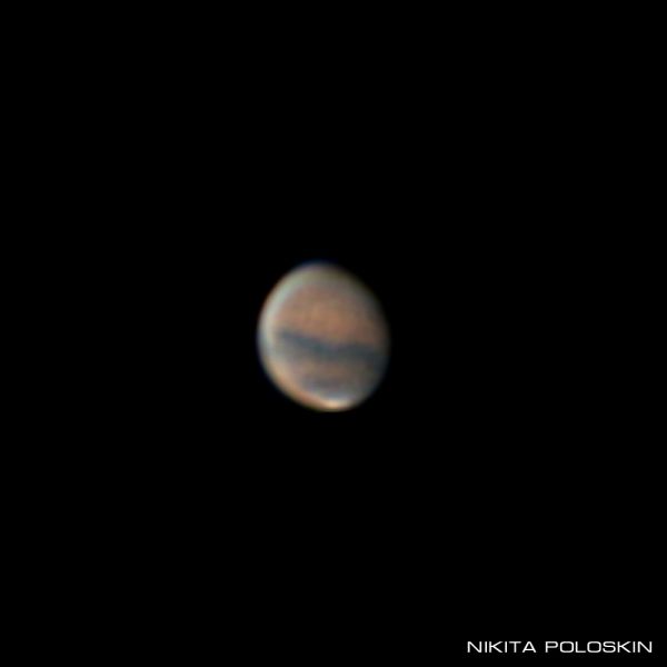 Марс 31 августа - астрофотография