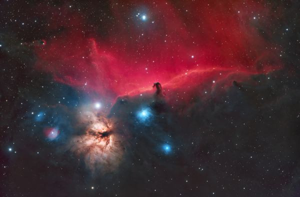 Horsehead + Flame - Astrophotography