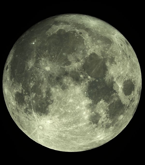 Полнолуние сентября - астрофотография