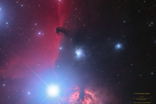 IC434 Horsehead and surroundings - Astrophotography