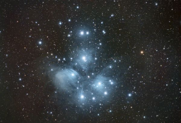 M45 Ammasso Aperto delle Pleiadi (Pleiades Cluster) - астрофотография