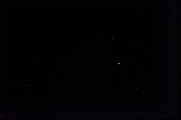 Соединение Урана и Марса 17.01.2021 г. - астрофотография