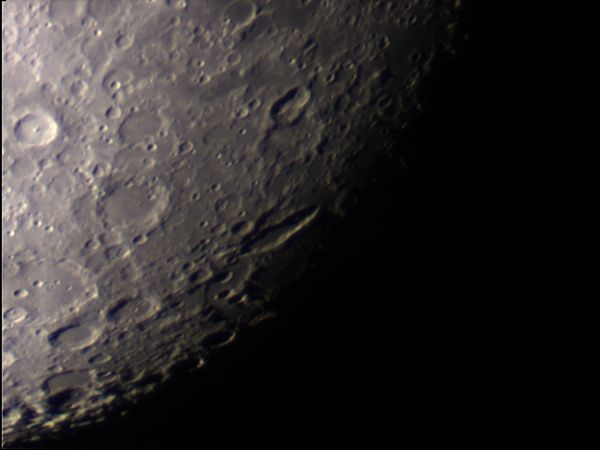 Окрестности кратера Шиллер - астрофотография