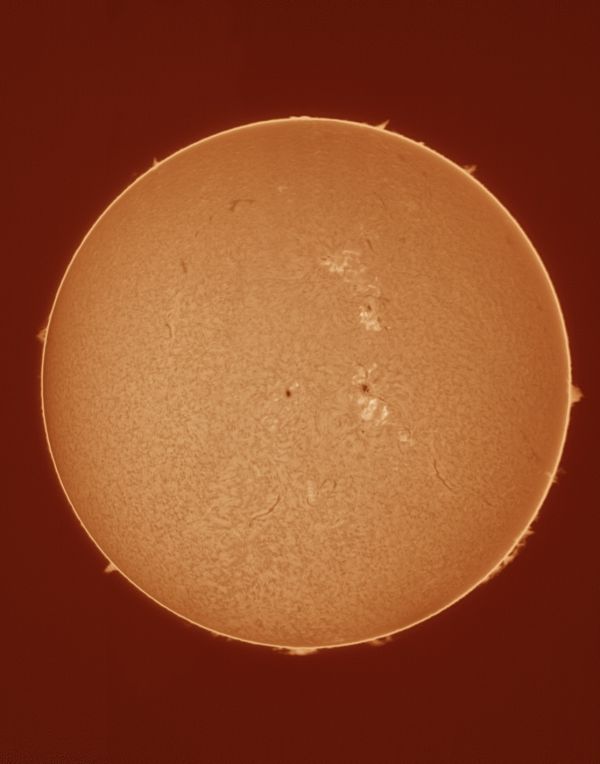 The Sun 08-05-23 colorized - астрофотография