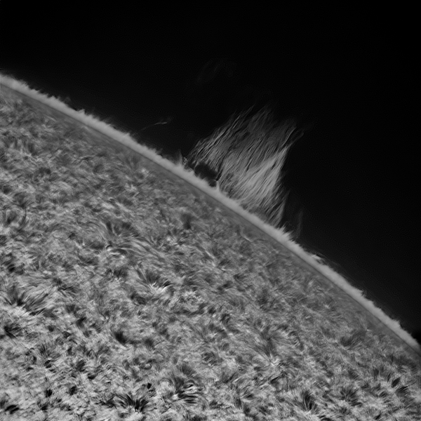 2019.08.24 Sun H-Alpha prominence - Astrophotography
