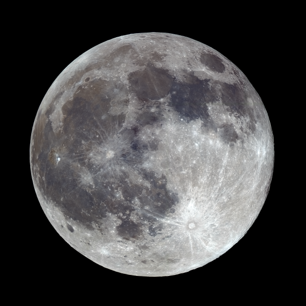 Минеральная (Цветная) полная Луна 17.04.2022 - астрофотография