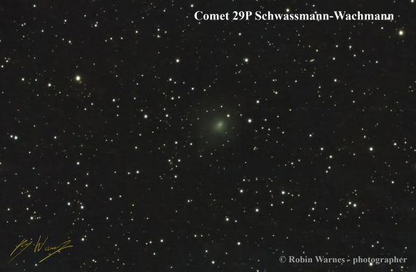 Comet 29P Schwassmann-Wachmann - Astrophotography