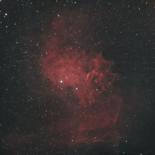IC 405 "Flaming star" - астрофотография