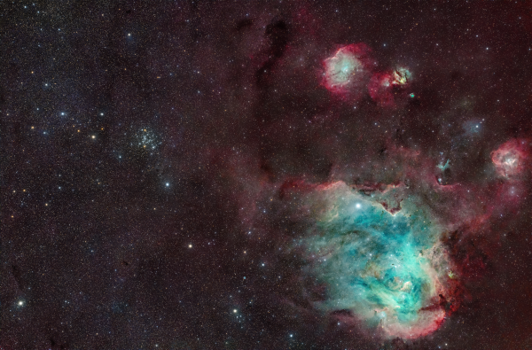 IC 2944 (The running chicken nebula) - астрофотография