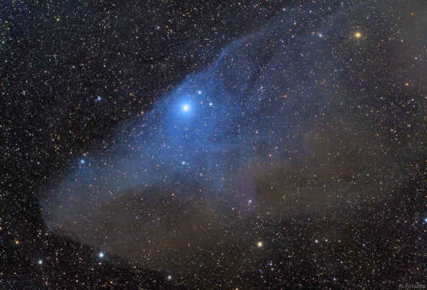 Отражательная туманность Голубая конская голова IC4592 - астрофотография
