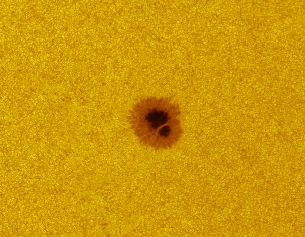 SUN AND SUNSPOT AR2741.  - астрофотография
