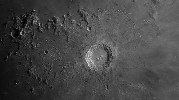 Copernicus crater - астрофотография