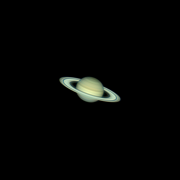 Сатурн в ночь с 16 на 17 августа  - астрофотография