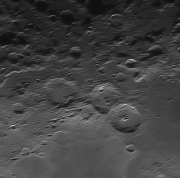 Craters Theophilus, Cyrillus, Catharina - Astrophotography