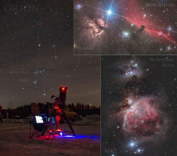 Orion - compilation v.3 =) - астрофотография
