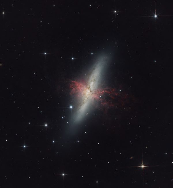 Галактика M82 Сигара - астрофотография