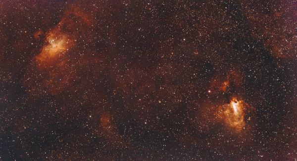 Туманности Омега и Орëл - Astrophotography