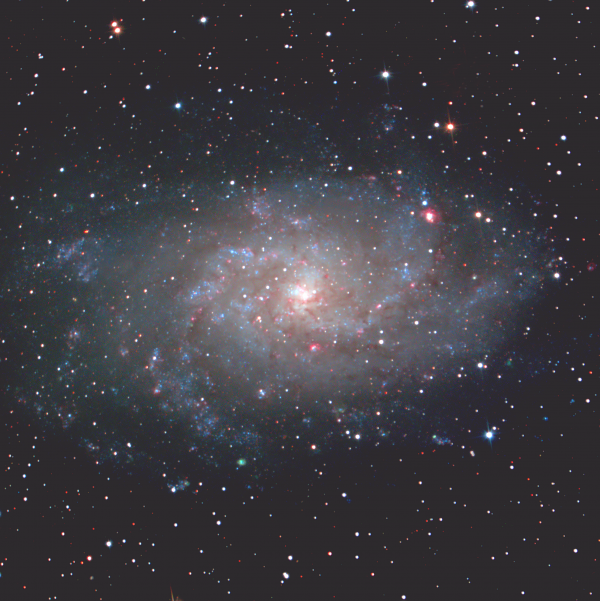 М33 (галактика Треуголника) - астрофотография