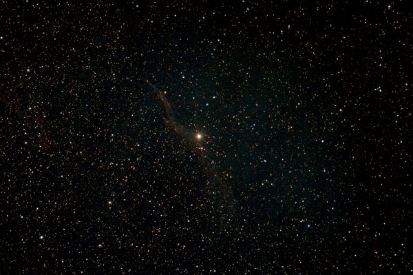 Ведьмина Метла NGC 6960 в созвездии Лебедя - астрофотография