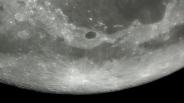 Moon - Plato crater and Sea of Cold - Astrophotography