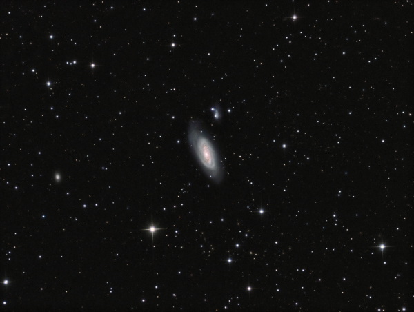 M 90 Galaxy in Virgo LRGB - астрофотография