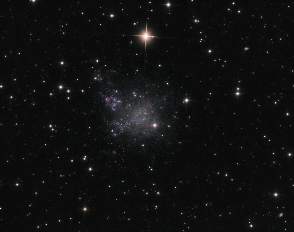 IC 1613 Galaxy in Cetus LRGB - астрофотография