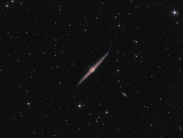 NGC 4565 Needle Galaxy LRGB - астрофотография