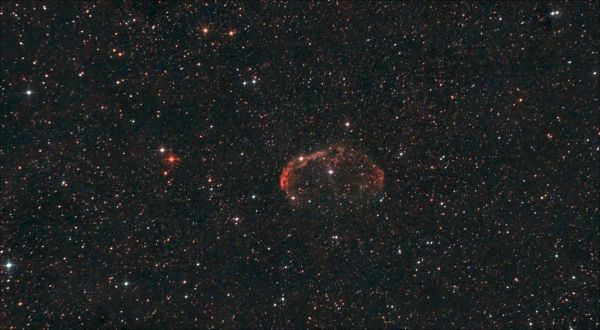 NGC6888 — туманность Серп (Полумесяц) в Лебеде. - астрофотография
