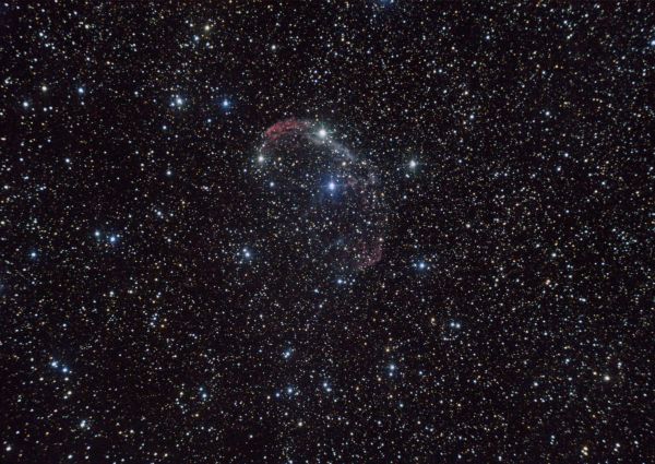 NGC 6888 - Туманность Полумесяц - астрофотография
