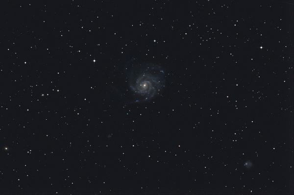 M101 Pinwheel galaxy - астрофотография