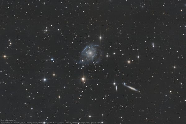 The galaxy group NGC 2805 in Ursa Major - Astrophotography