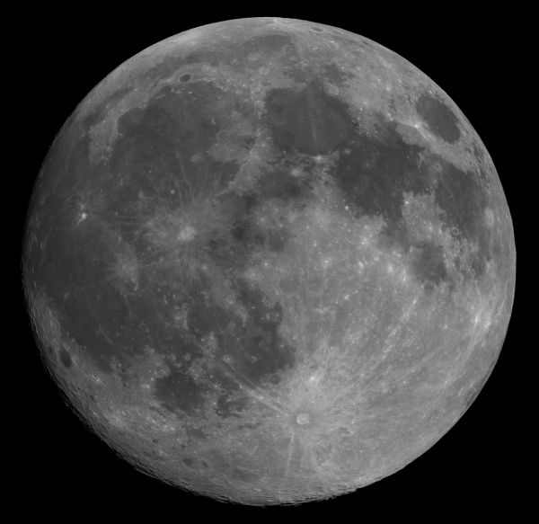Панорама Луны за 15 Апреля - астрофотография